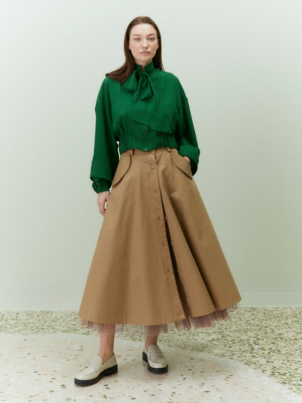 Button Down Skirt